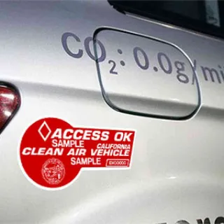 HOV Sticker